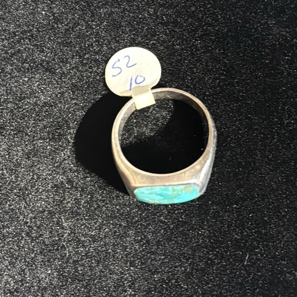 Sterling silver 925 turquoise size 10 ring